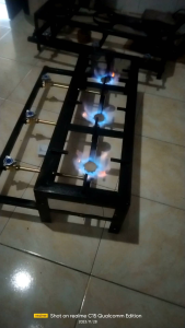 Kompor Gas 4 Tungku Api Jos Satu Set