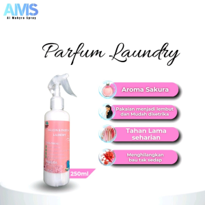 PARFUM LAUNDRY MINYAK WANGI LONDRI TAHAN LAMA AROMA SAKURA NETTO 250ML
