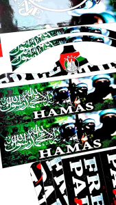 Stiker Sangkar Kotak Motif Palestina