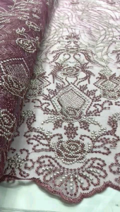 MURAH & BERKUALITAS. Kain tile bordir two tone pinggiran atas bawah