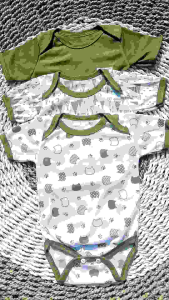 Promo 3 Jumper Bayi Baru Lahir Murah Seri Olive Motif Terbaru 2023 Halus Lembut Jamper Jumsuit Bayi Newborn 0-6 Bulan Laki Laki Perempuan Pou Baby