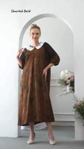 SEMERBAK BATIK DASTER RAYON PREMIUM NAWASENA BUSUI FRIENDLY LENGAN KARET