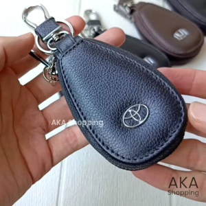 GK MERK16 | Dompet STNK Gantungan Kunci Mobil | Remote Keyless | Kulit Sapi | Oval