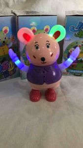 หุ่นหนูเต้นระบำ ของเล่นมีเสียงมีไฟ  ตุ๊กตาเต้นไป