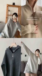 FADTHINGS - caramel mac knit sweater