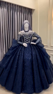 gaun pengantin premium / gaun pengantin modern mewah