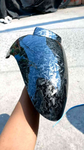 Spakbor Depan Scoopy Karbu Karbon Forget: Aksesoris Motor Karbu