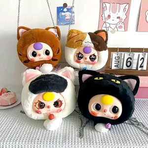 Túi đeo chéo sang trọng Túi đeo chéo nhồi bông baby three dễ thương