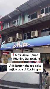 Sarawak Mita Butter Cheese Cake MITA Kek House Original Kek Butter Cheese Freshly Baked Daily