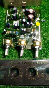 kit Rangkaian amplifier speaker aktif TDa 2030 stereo