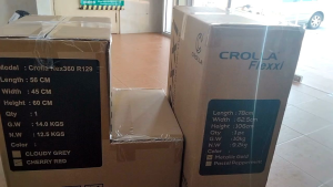 Crolla Nex360 R129 One Hand Spin Isofix 360 Rotation Car Seat + Crolla Flexxi Two Way Stroller(Car Seat+Stroller) Free Car Seat Protector