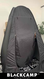 Camping Shower Toilet Tent Pop Up Changing Room Fitting Room Beach Large Size1.5M Black