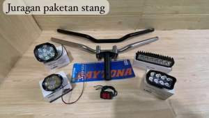 Paketan Stang Rzr & Lampu Sorot LED: Gratis Saklar Stang