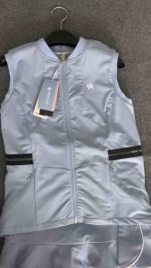 Combe váy + áo gile love golf chính hiệu new shop golf hồng nhung