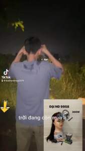 Đèn đội Thái NĐ 9958 công suất 300w đèn có ánh trắng ánh vàng