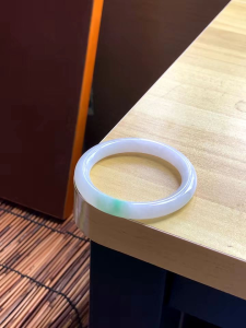 Jade bangle 51mm singapore can view and try