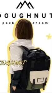 Classic Macaroon Bag - ทำนาย DOUGHNUT ของแท้ สูง 150 กรม กระเป๋าเป้ โดนัท มีป้ายสินค้า จากแหล่งขายหนึ่ง การซื้อสั่งที่พร้อมส่ง