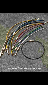 1pcs Stainless Steel Rope Circle Loop Holder Keychain Ring Luggage Tag Loop Outdoor Tool