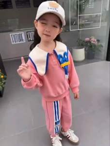 FG FASHION KIDS | SETELAN JOGGER ANAK PEREMPUAN IMPORT MOTIF KELINCI 3D SIZE 4-5TH