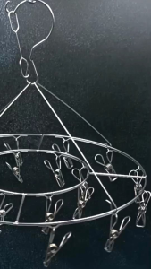 พวงตากผ้าสแตนเลส ไม้แขวนประหยัดพื้นที่