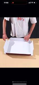 อุปกรณ์สำหรับกล่องเก็บเอกสาร D.I.Y. ลายแบรนด์ กล่องเก็บเอกสาร จัดระเบียบ พร้อมฝาปิด รูปแบบ 1pc