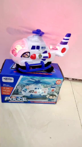 KIDZOONAA - MAINAN HELIKOPTER POLISI / POLICE SUPER HELICOPTER