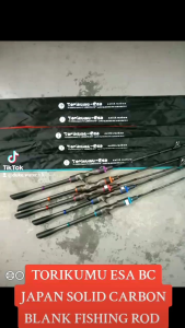 TORIKUMU ESA BC ( JAPAN ) SOLID CARBON BLANK FISHING ROD