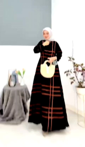 (S M L XL XXL) Gamis Twill Premium Batik Cap Malaman Murah Berkualitas