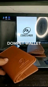 FA Dompet Kulit 3/4 Dompet Semi Kulit Pria Dompet Kartu
