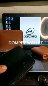 FA02 Dompet Kulit Premium Dompet Lipat Tiga Minimalis