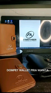 Dompet Kulit Pria Model Kancing Dompet 3/4