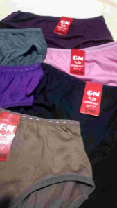 6PCS CELANA DALAM WANIYA GOLDEN NICK WARNA GELAP M L XL XXL