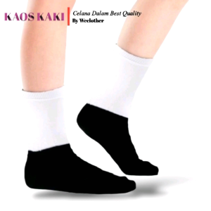 Kaos Kaki Sekolah Hitam Putih Standar Anak SD SMP SMA Tebal Murah