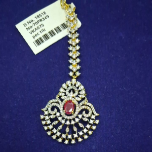 Elegant Tikka with AD Stones - Classic Traditional Design