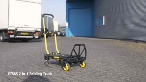 Xe Đẩy Hàng đa năng chuyển đổi 2 – 4 bánh Stanley FT585 – Tải trọng 70kg (2 bánh) – 137kg (4 bánh).