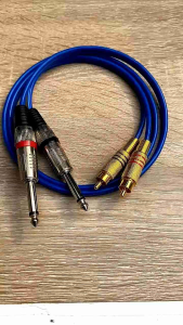 kabel jack rca to jack akai 65mm L/R sepasang