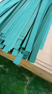 Wall batten hmr hijau tebal 6mm ukuran 5x100cm dekorasi hiasan dinding
