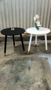 Meja Bundar 40cm Aesthetic / Meja scandinavian