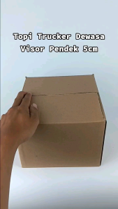 Trucker Caps Gray Topi Jaring Lidah Pendek  Premium DCS 047