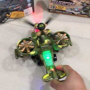 Mainan Helikopter Suara dan Lampu Bump & Go