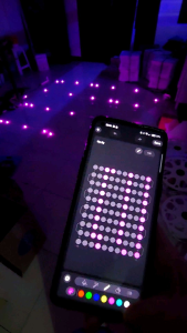 LED RGB REMOT CONTROL BLUETOOTH RUNNING DAN FULL COLOR