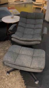 Butterfly relax chair and comfort chair 1 seater + 1 pouf