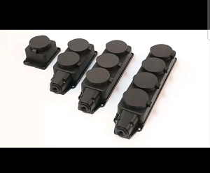 Terminal Stop Kontak Arde Penutup Waterproof Hitam Anti Air Stopkontak Tahan Air