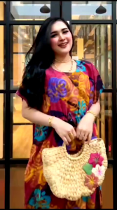 PAKET GROSIR 5 PCS DASTER LOWO JUMBO MURAH motif \\\"CLARA\\\"