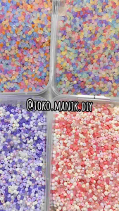 10gram manik kacang tetes / manik kacang donat luxury gid dan non gid