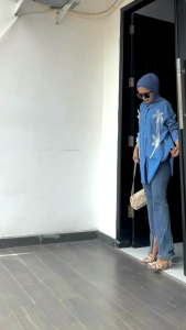 Kemeja Jeans 3D