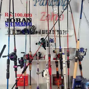 Joran Daiwa .180cm set Reel zorro3000