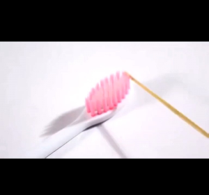 1PCS Sikat Gigi Anak Bayi Extra Soft Karakter Kelinci Beruang Balita Tooth Brush Double Care A155