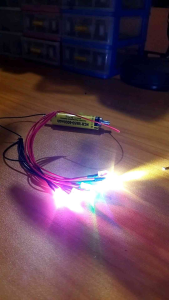 LAMPU LED 5MM 3.7VOL KABRL 15CM HARGA 1PCS