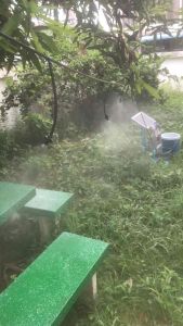 พ่นหมอกโซลาร์เซลล์ อัตโนมัติ